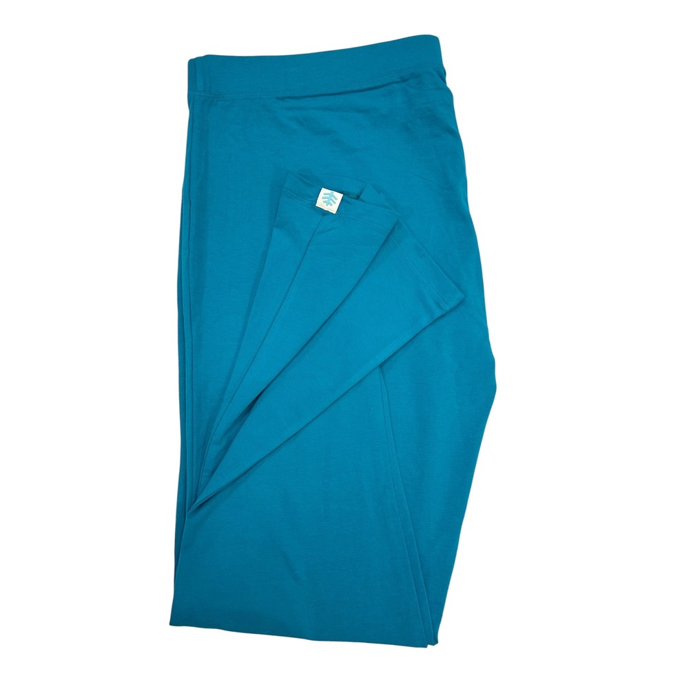 Coolibar Monterey Summer Leggings XL Teal Blue UPF 50+ Sun Protection 01313